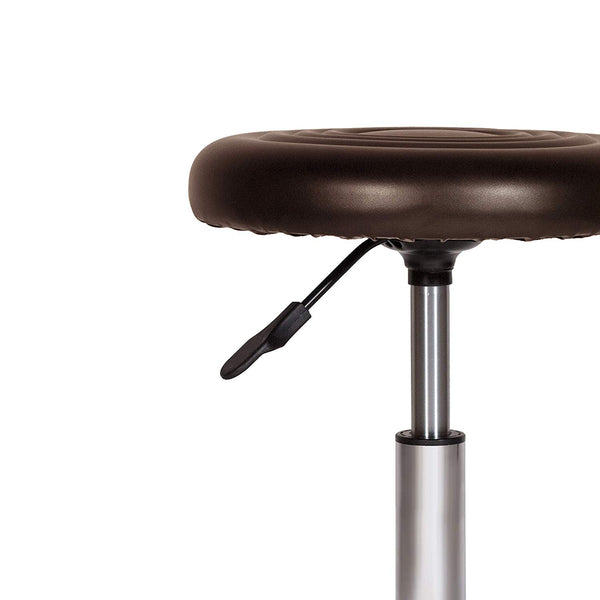 360-Degree Rolling Swivel Adjustable Stool Chair with Foot Rest