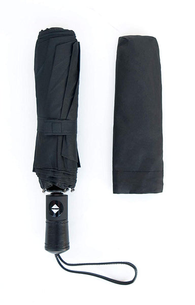 Compact Portable Black Travel Umbrella