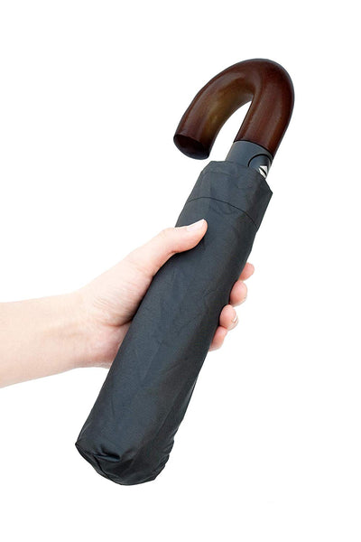 Compact Portable Black Travel Umbrella