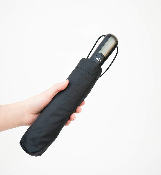 Compact Portable Black Travel Umbrella