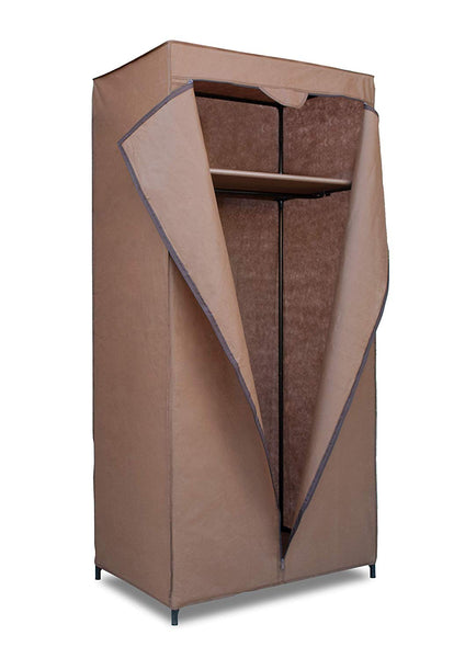 Freestanding Wardrobe Organizer with Top Shelf