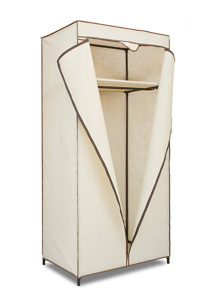 Freestanding Wardrobe Organizer with Top Shelf