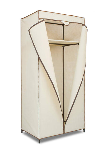 Freestanding Wardrobe Organizer with Top Shelf