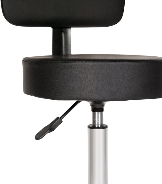 Rolling All-Purpose Stool (With Backrest)