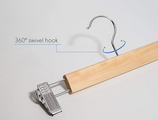 Pant and Skirt Hangers - Fixed Clips